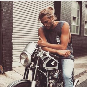 manbun motorcycle